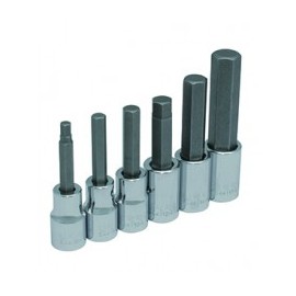 DADOS CON PUNTA HEXAGONAL CUADRO 1/2" MOD. 5441M6