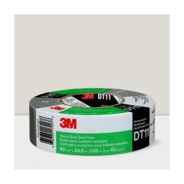 CINTA DE DUCTO PARA TRABAJOS PESADOS 48MM X 54.8MT NEGRA 3M DT11 MOD. 3MCD2