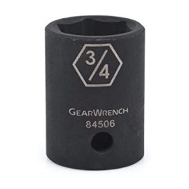 (DADOS GEARWRENCH) DADO DE IMPACTO HEXAGONAL 3/4" ENTRADA DE 1/2" MOD. 84506N